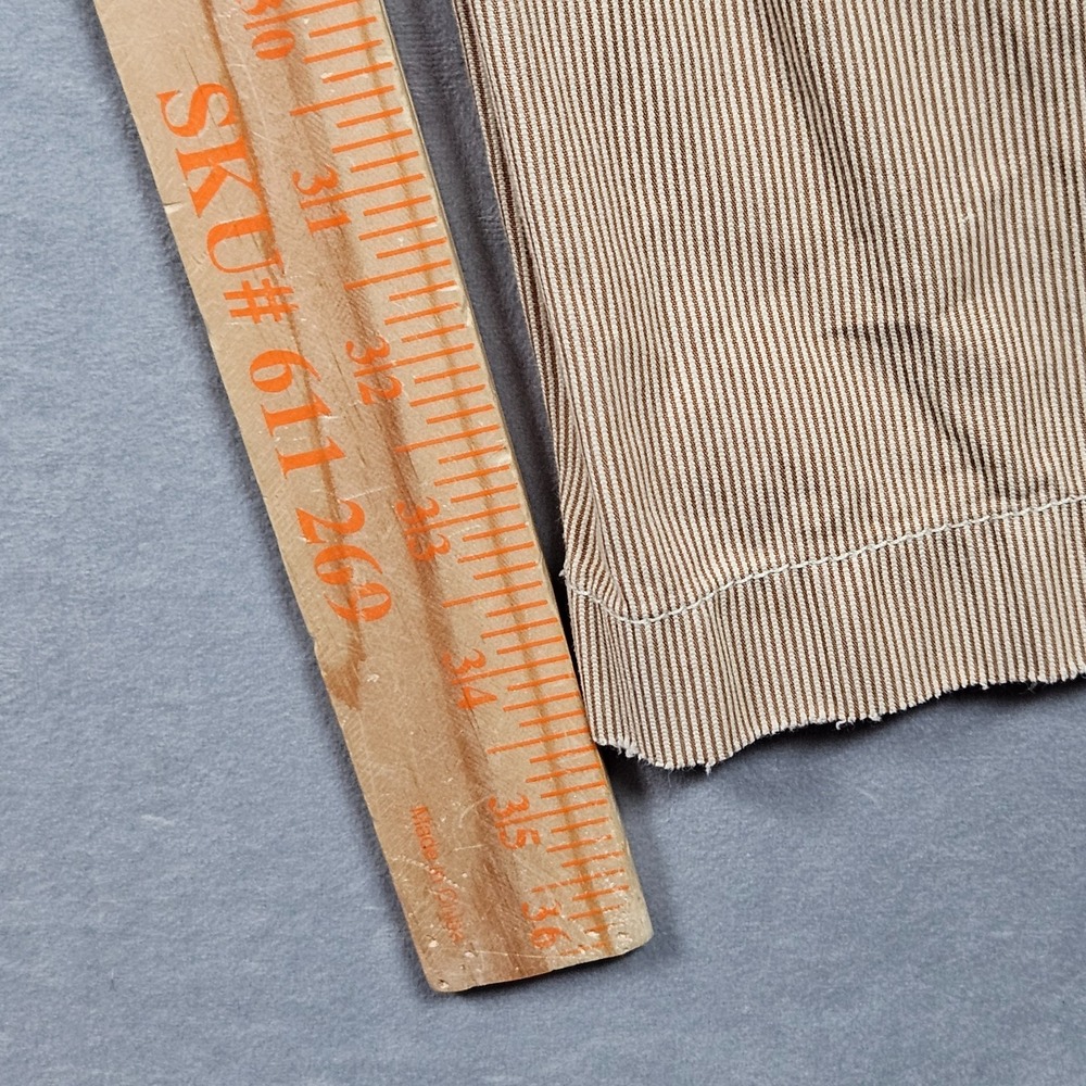 Vintage J. Crew Pants Mens 36x34 Tan Pinwale Corduroy Classic Slim Fit Chino Y2K - Picture 5 of 12